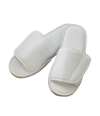 TC067 Towel City Open Toe Slippers White colour image
